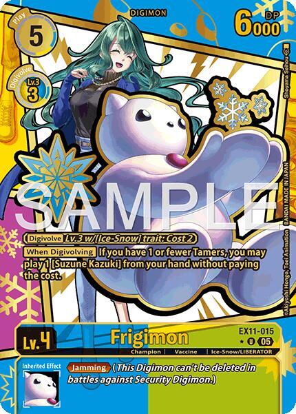Frigimon (Rare Pull) (EX11-015 U) (EX-11)
