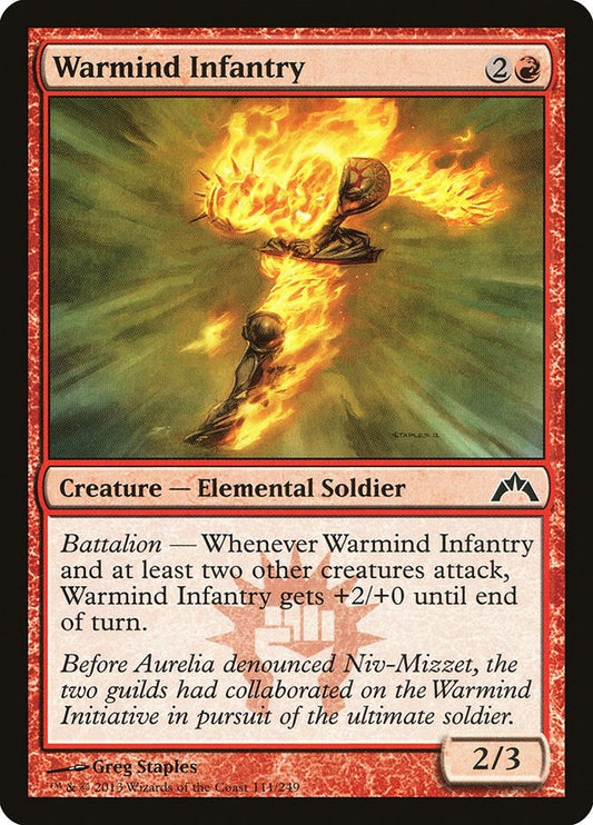 Image for Warmind Infantry (111) (GTC) - Magic: The Gathering