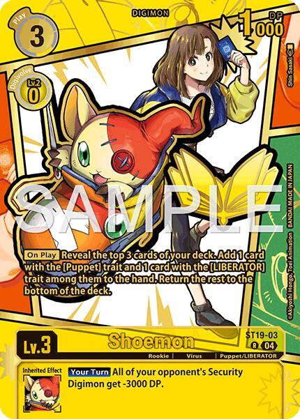 Shoemon (Rare Pull) (ST19-03) (EX-11)