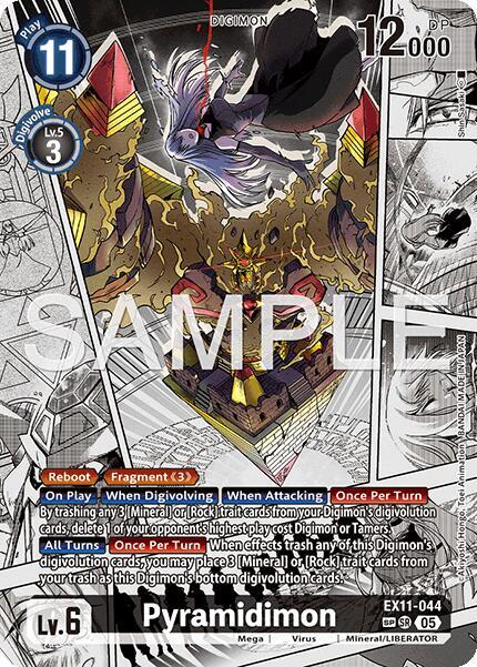 Pyramidimon (SP) (EX11-044 SR) (EX-11)