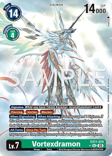 Vortexdramon (Alternate Art) (EX11-074 SEC) (EX-11)