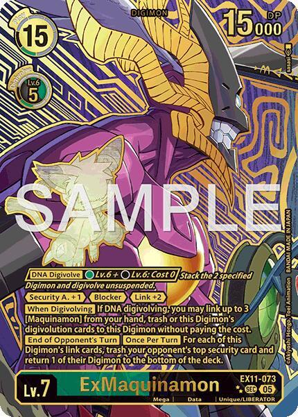 ExMaquinamon (Rare Pull) (EX11-073 SEC) (EX-11)