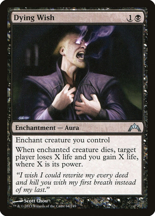 Image for Dying Wish (64) (GTC) - Magic: The Gathering