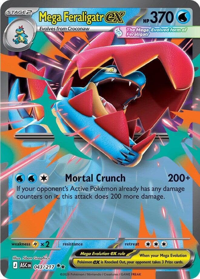 Mega Feraligatr ex - 043/217 (043/217) (ASC)