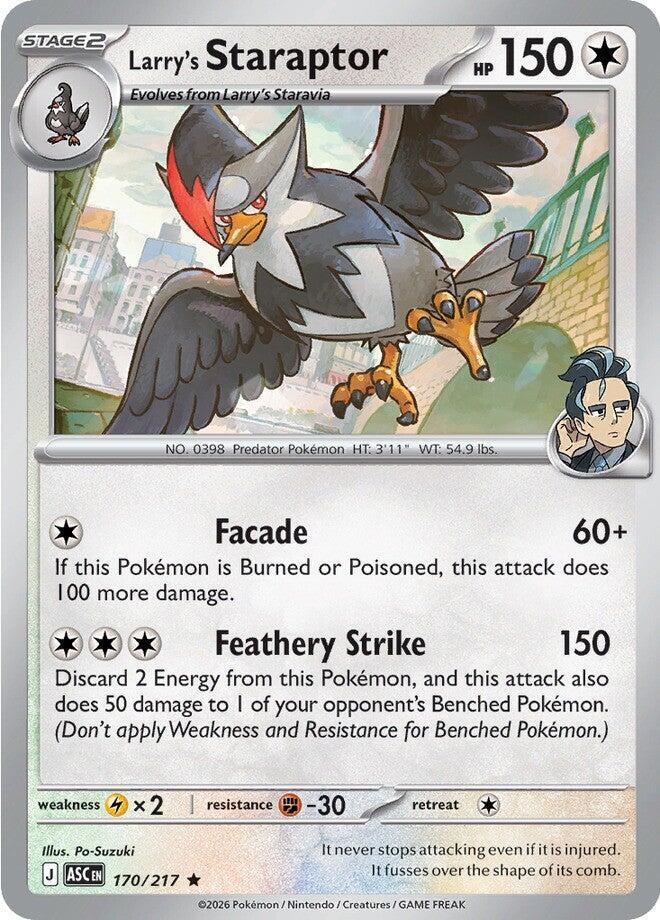 Larry's Staraptor - 170/217 (170/217) (ASC)
