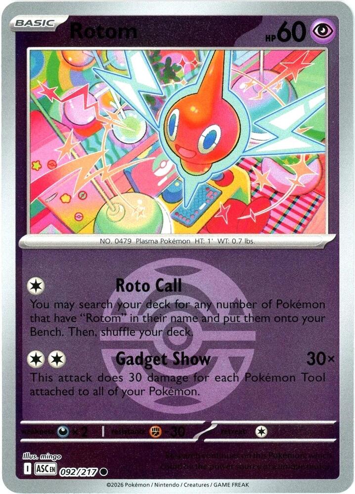 Rotom (Dusk Ball) (092/217) (ASC)