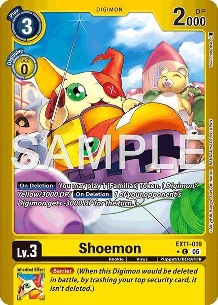 Shoemon (Limited Foil) (EX11-019 C) (EX-11)