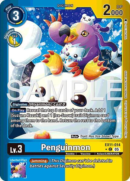 Penguinmon (Limited Foil) (EX11-014 C) (EX-11)