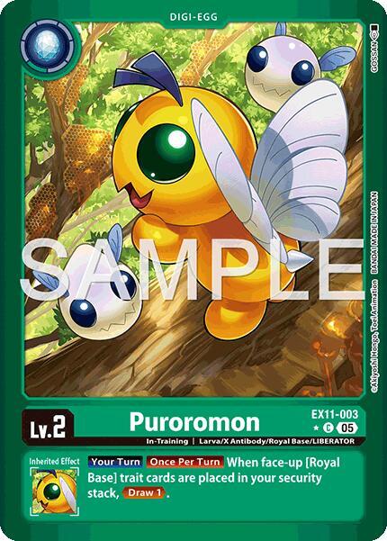 Puroromon (Limited Foil) (EX11-003 C) (EX-11)