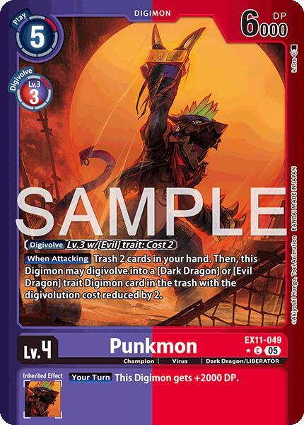Punkmon (Limited Foil) (EX11-049 C) (EX-11)