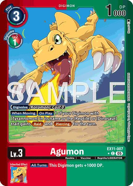 Agumon (Limited Foil) (EX11-007 C) (EX-11)