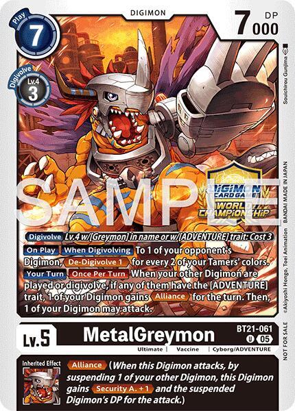 MetalGreymon (World Championship 26–27 Regionals Season 1) (BT21-061 U) (BT-21)