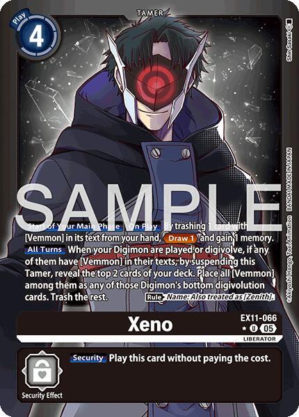 Xeno (Limited Foil) (EX11-066 U) (EX-11)