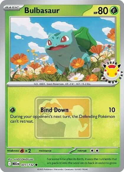 Bulbasaur (Pokemon Day 2026) (001/132) (MCAP)