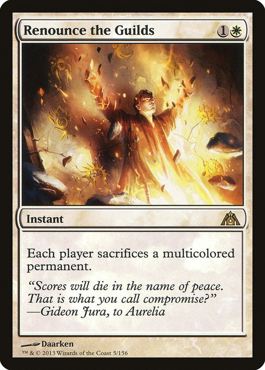Image for Renounce the Guilds (5) (DGM) - Magic: The Gathering