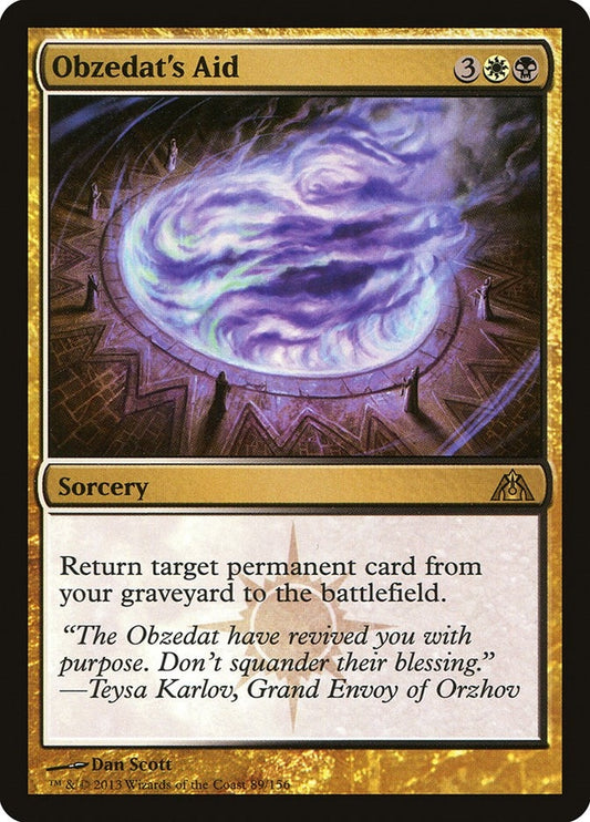 Image for Obzedat's Aid (89) (DGM) - Magic: The Gathering