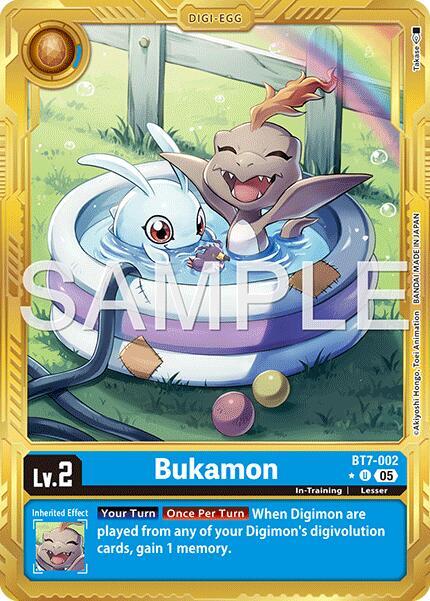 Bukamon (Gold Border) (BT7-002 U) (AD-01)