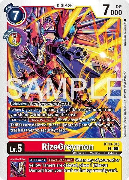 RizeGreymon - BT13-015 (Reprint) (BT13-015 C) (AD-01)