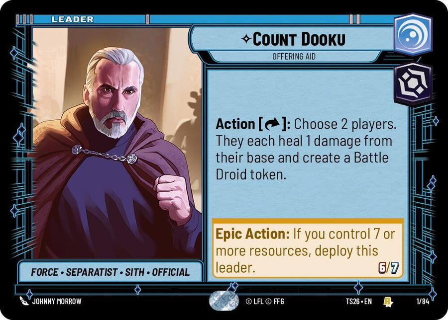 Count Dooku - Offering Aid (1/84) (TS26)