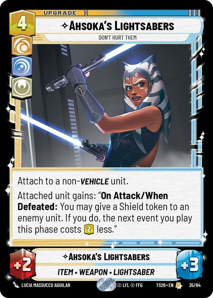 Ahsoka's Lightsabers (35/84) (TS26)