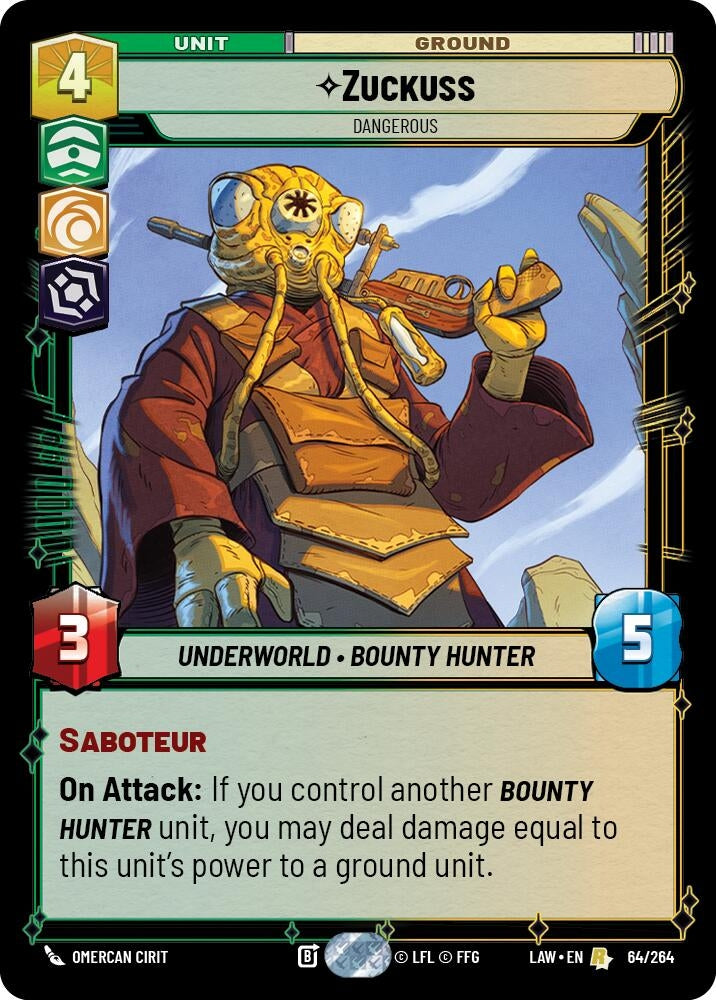 Zuckuss - Dangerous (64/264) (LAW)