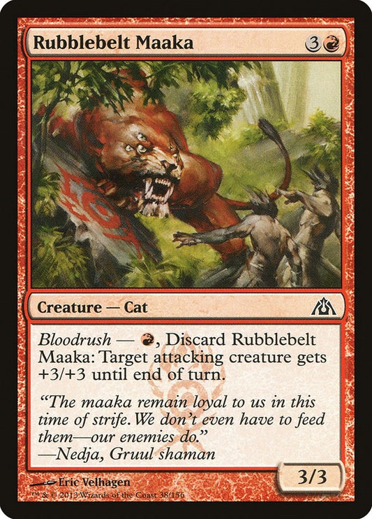 Image for Rubblebelt Maaka (38) (DGM) - Magic: The Gathering