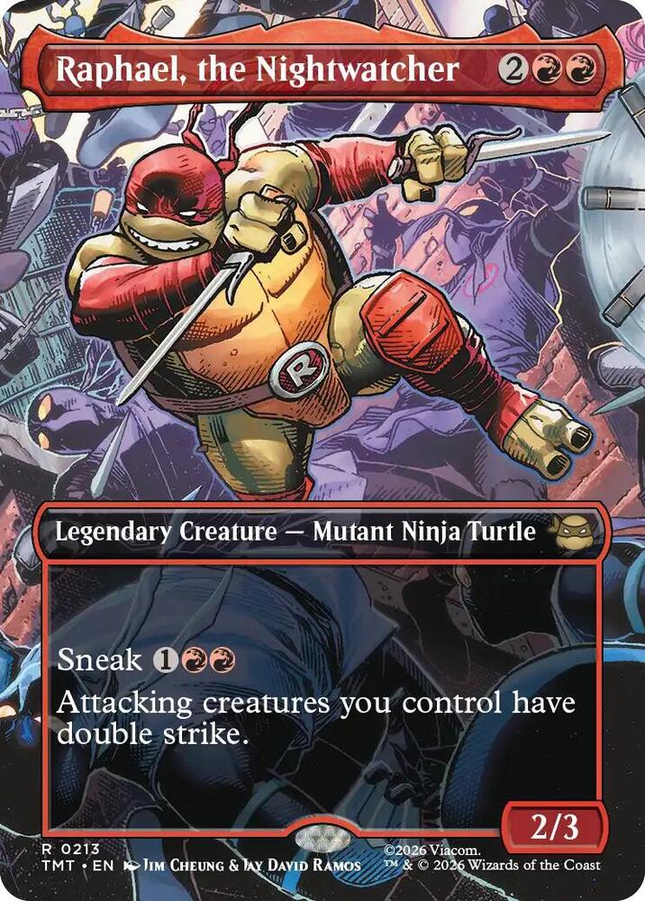 Raphael, the Nightwatcher (Borderless) (213) (TMT)