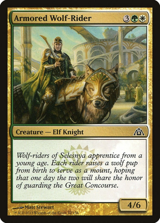 Image for Armored Wolf-Rider (52) (DGM) - Magic: The Gathering