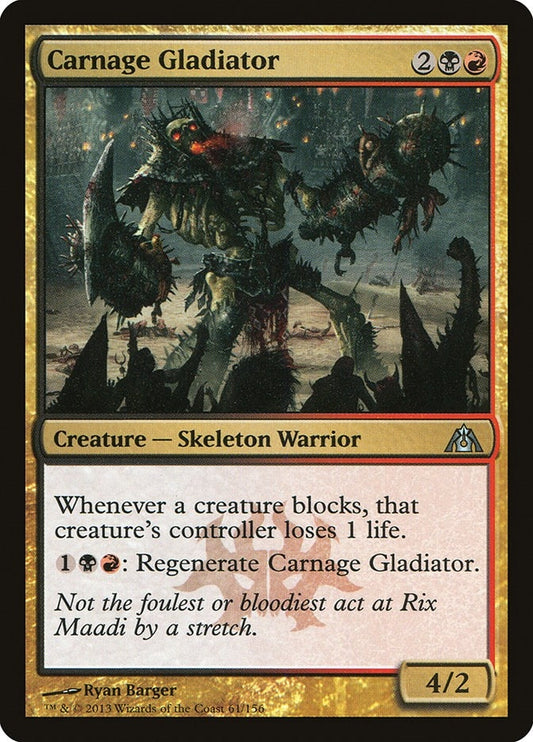 Image for Carnage Gladiator (61) (DGM) - Magic: The Gathering