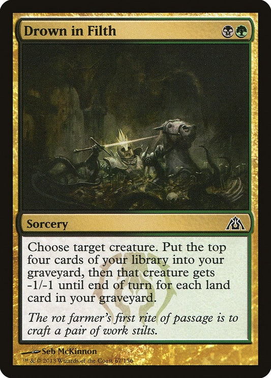 Image for Drown in Filth (67) (DGM) - Magic: The Gathering
