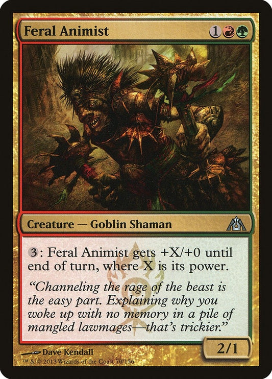 Image for Feral Animist (70) (DGM) - Magic: The Gathering