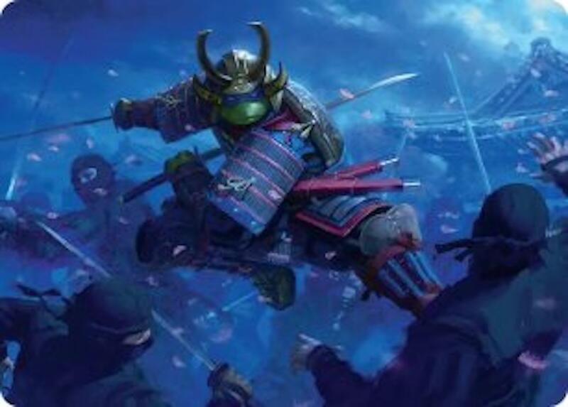 Leonardo, Sewer Samurai Art Card (1/54) (1) (ASTMT)