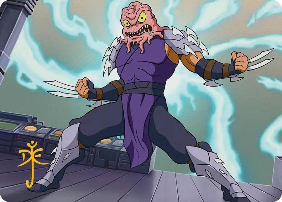 Krang & Shredder Art Card (Gold-Stamped Signature) (31) (ASTMT)
