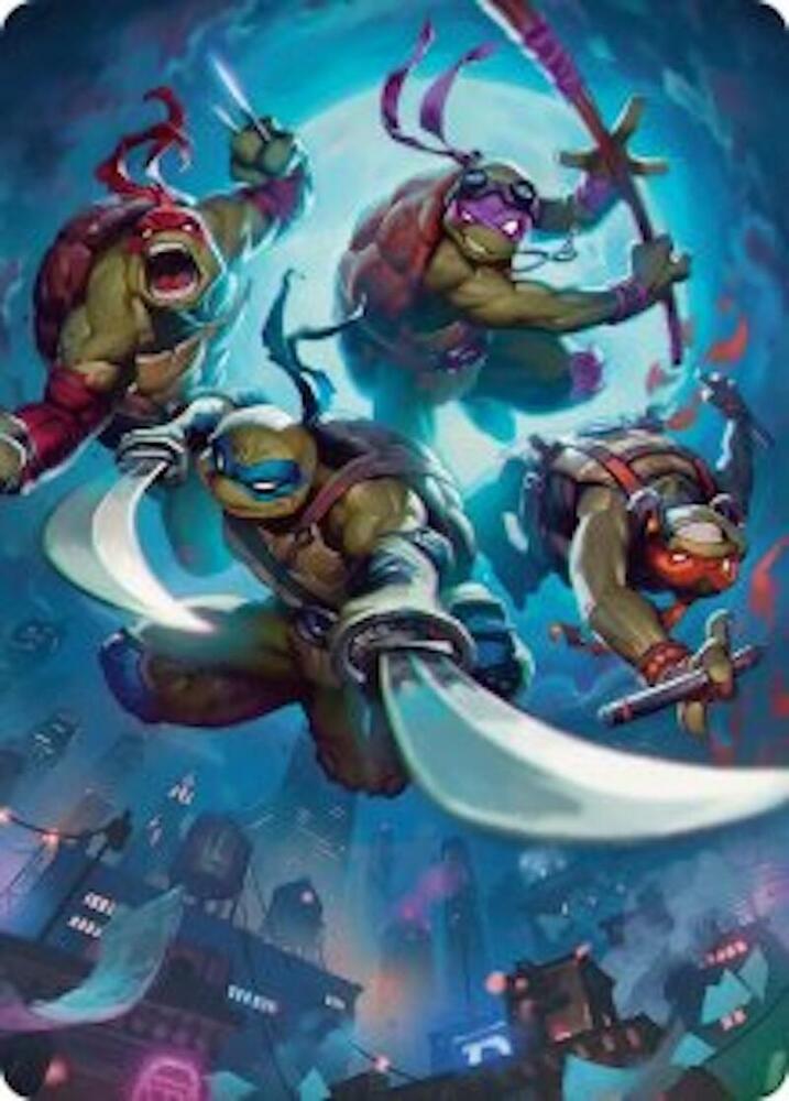 Heroes in a Half Shell Art Card (41) (ASTMT)