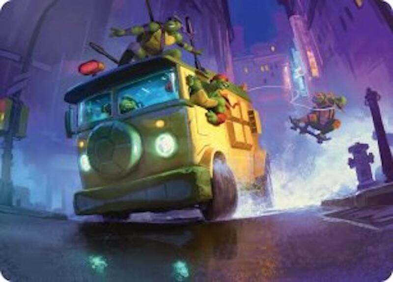 Turtle Van Art Card (19) (ASTMT)