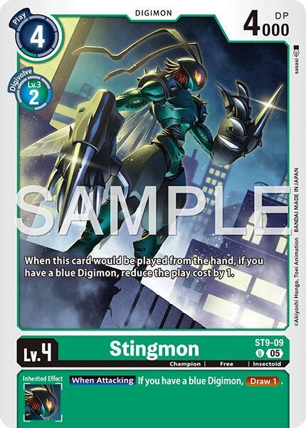Stingmon - ST9-09 (Reprint) (ST9-09 U) (AD-01)