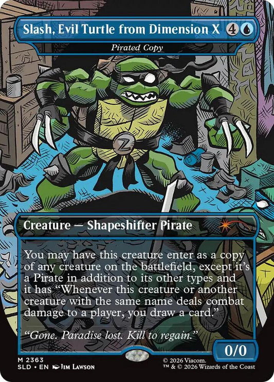 Image for Slash, Evil Turtle from Dimension X - Pirated Copy (2363) (SLD) - Magic: The Gathering