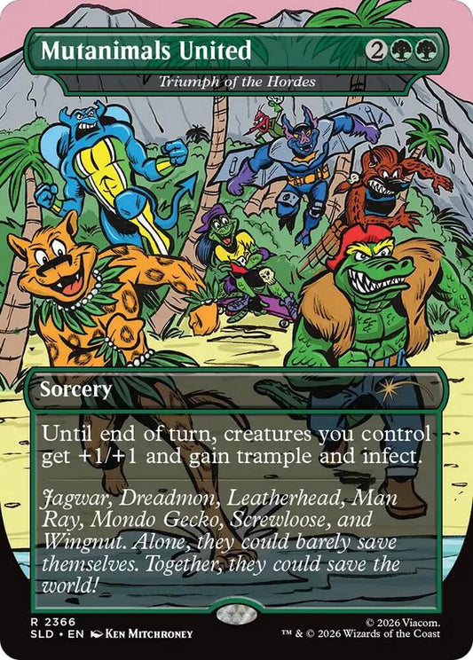 Image for Mutanimals United - Triumph of the Hordes (2366) (SLD) - Magic: The Gathering