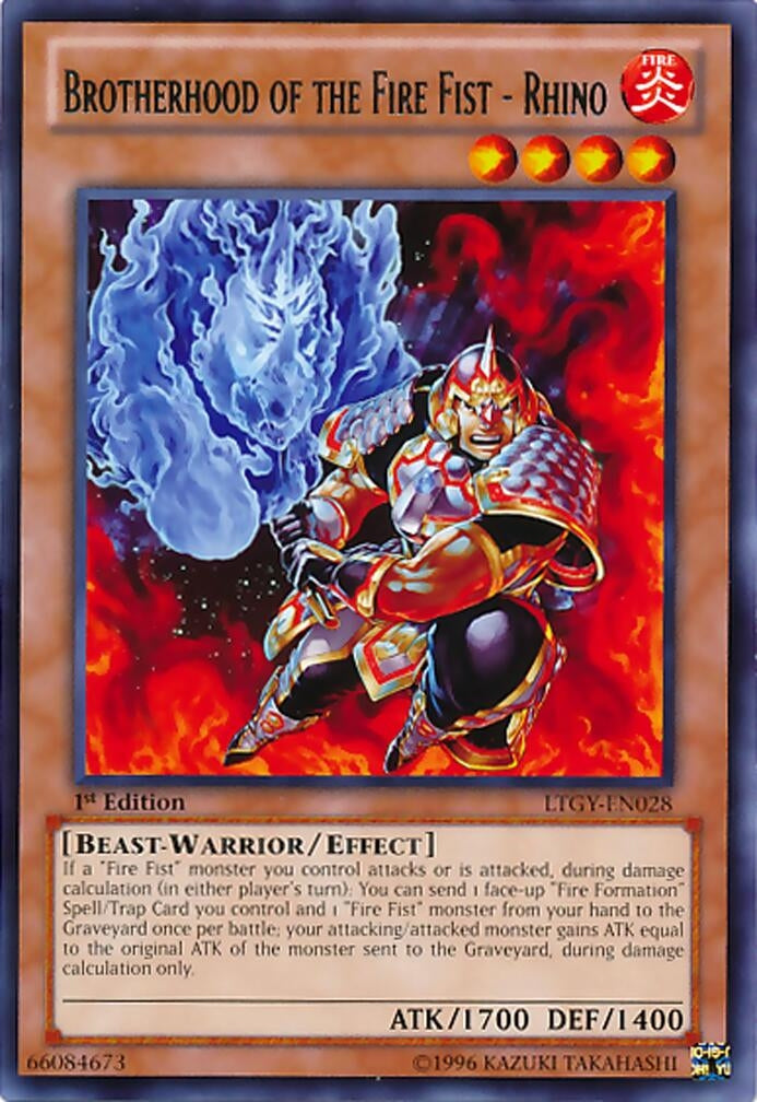 Brotherhood of the Fire Fist - Rhino (LTGY-EN028) (LTGY)