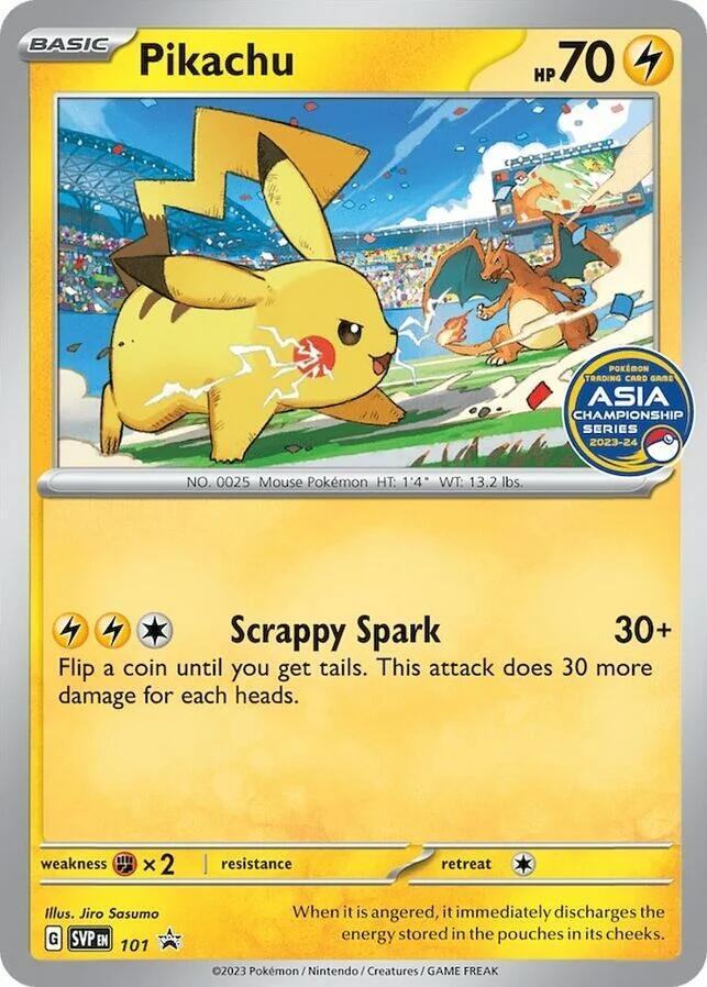 Pikachu (Asia Championship Series 23-24) (101) (SVP)