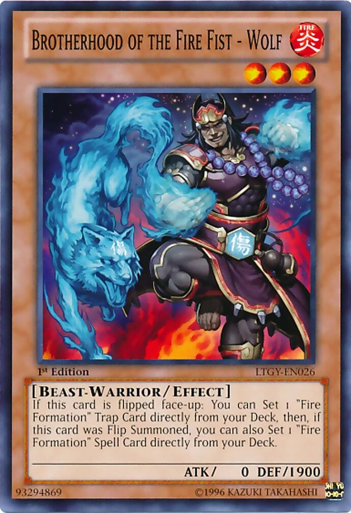 Brotherhood of the Fire Fist - Wolf (LTGY-EN026) (LTGY)