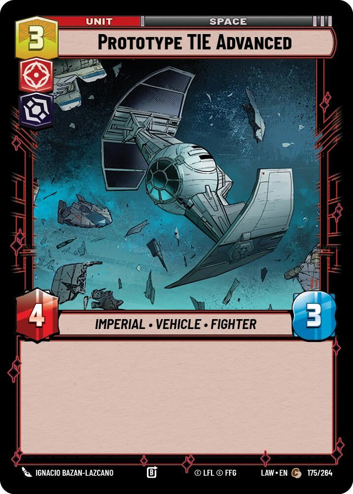 Prototype TIE Advanced (175/264) (LAW)