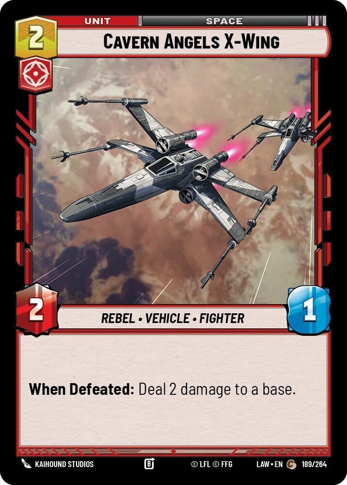 Cavern Angels X-Wing (189/264) (LAW)