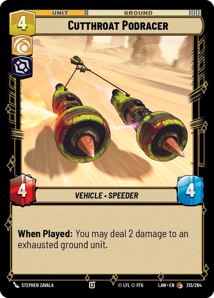 Cutthroat Podracer (213/264) (LAW)