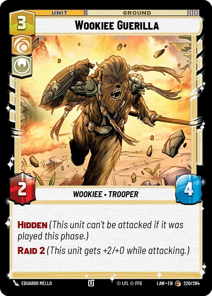 Wookiee Guerilla (220/264) (LAW)