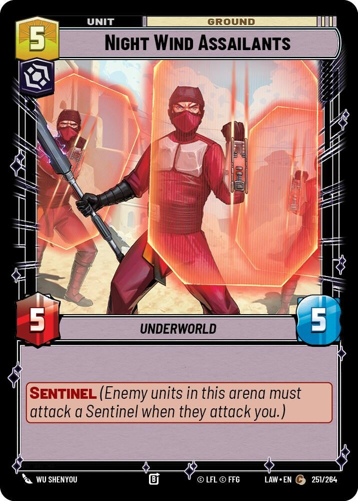 Night Wind Assailants (251/264) (LAW)