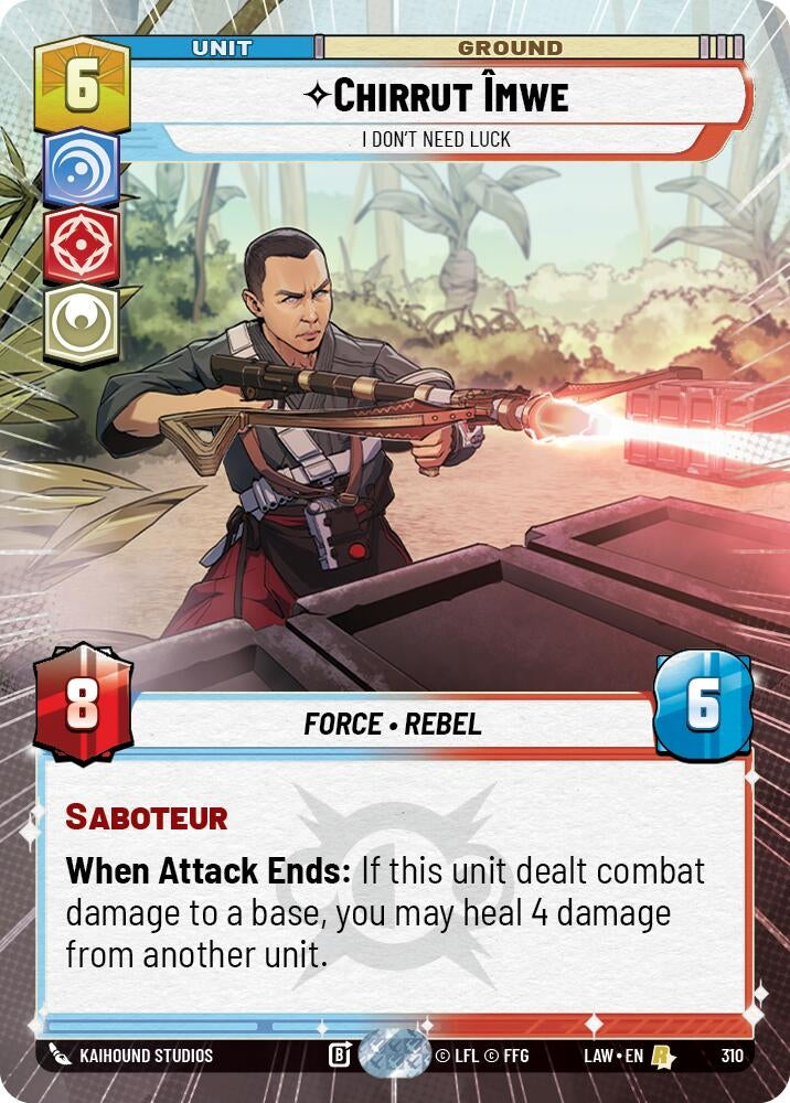 Chirrut Imwe - I Don't Need Luck (Hyperspace) (310) (LAW)