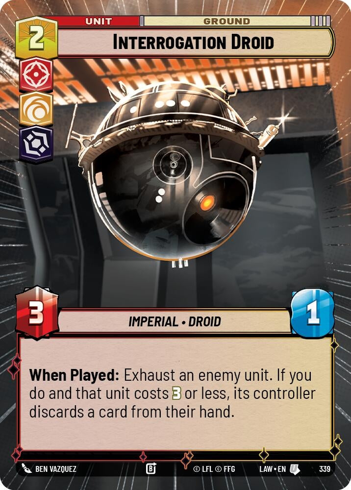 Interrogation Droid (Hyperspace) (339) (LAW)