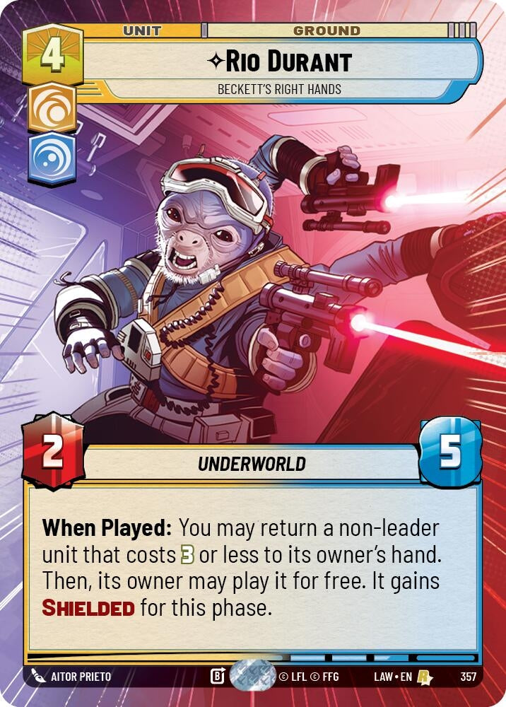 Rio Durant - Beckett's Right Hands (Hyperspace) (357) (LAW)