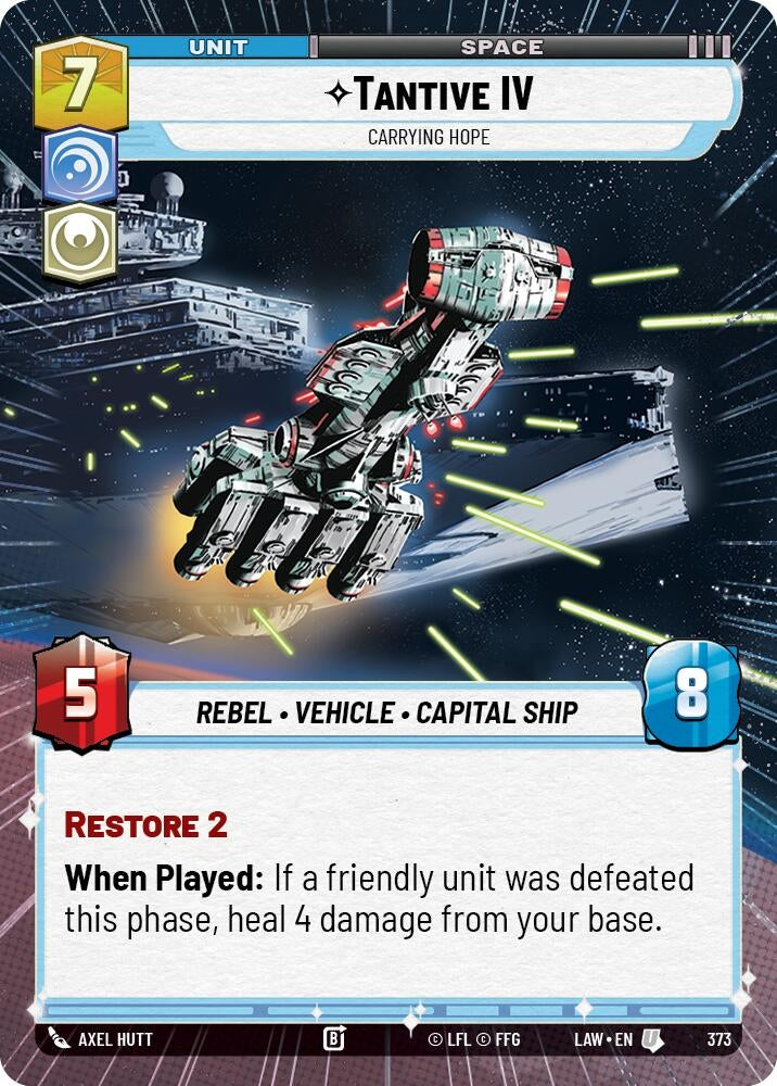 Tantive IV - Carrying Hope (Hyperspace) (373) (LAW)